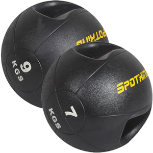7kg & 9kg Double Handling Medicine Ball - iworkout.com.au