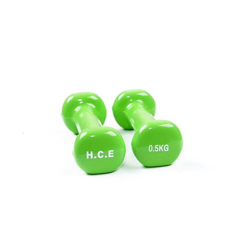 Pair of 0.5kg Vinyl Coated Dumbbell - iworkout.com.au