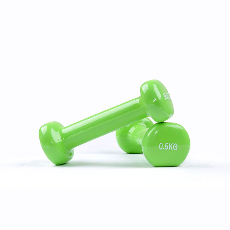 Pair of 0.5kg Vinyl Coated Dumbbell - iworkout.com.au