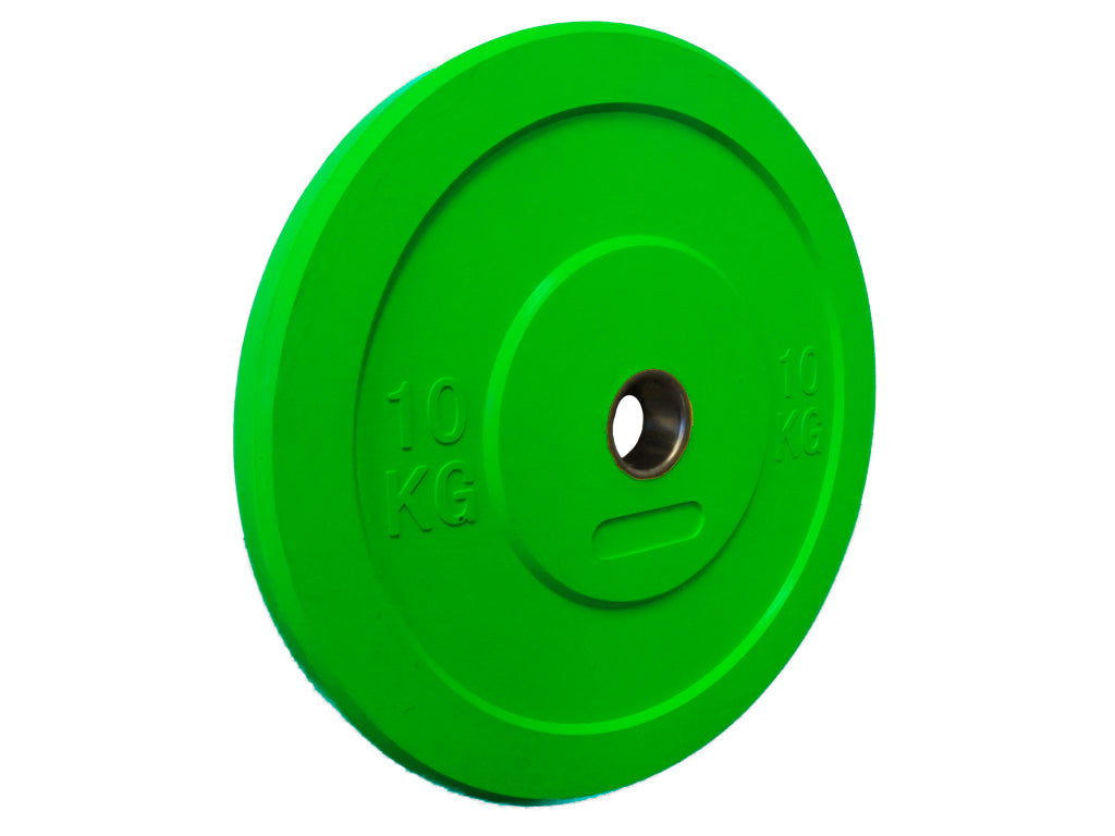 10kg Olympic Bumper Plate - iworkout.com.au