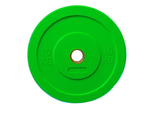 10kg Olympic Bumper Plate - iworkout.com.au