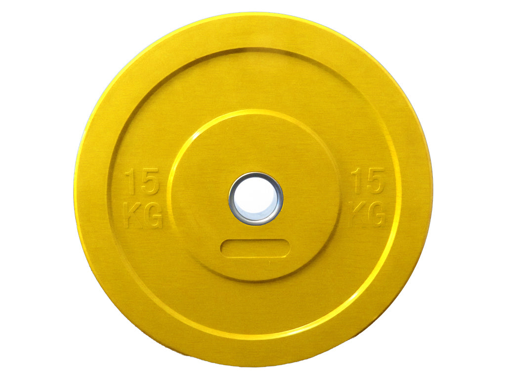 15kg Olympic Bumper Plate - iworkout.com.au