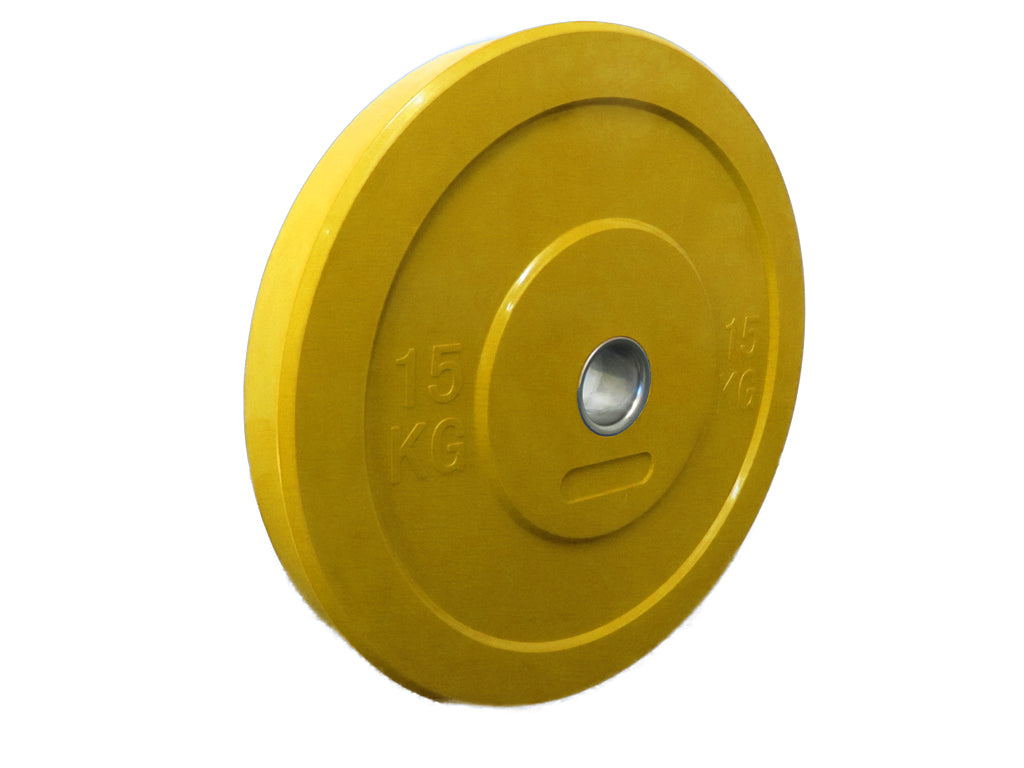 15kg Olympic Bumper Plate - iworkout.com.au