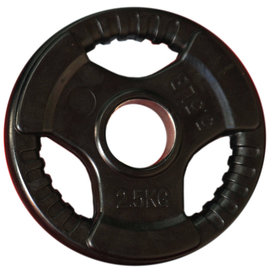 2.5kg Olympic Size Rubber Coated Weight Plate - iworkout.com.au