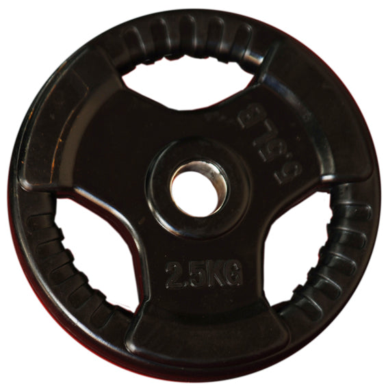 2.5kg Standard Size Rubber Coated Weight Plate - iworkout.com.au