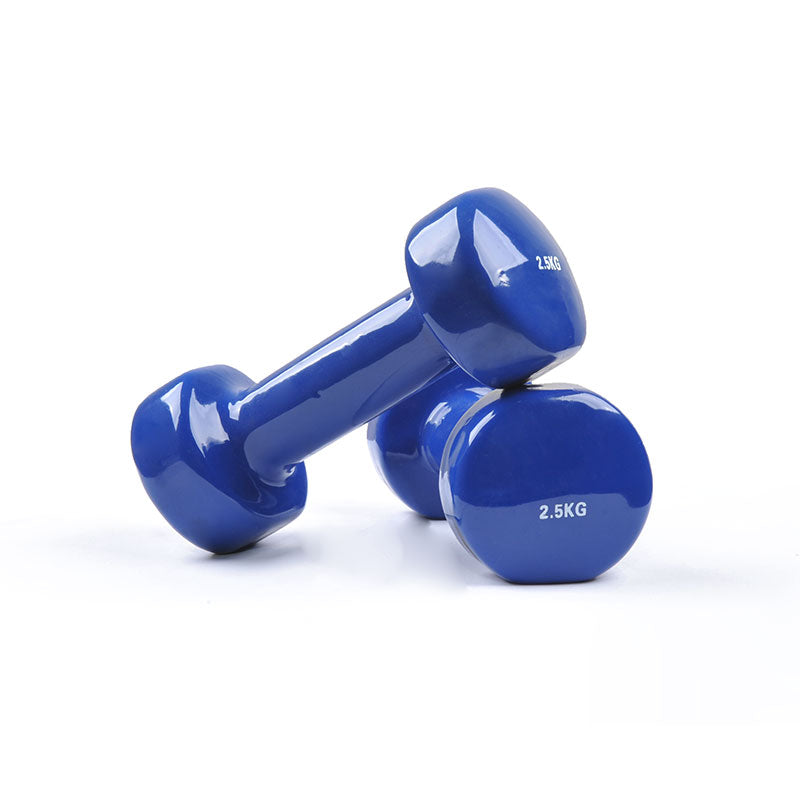 Pair of 2.5kg Vinyl Coated Dumbbell - iworkout.com.au