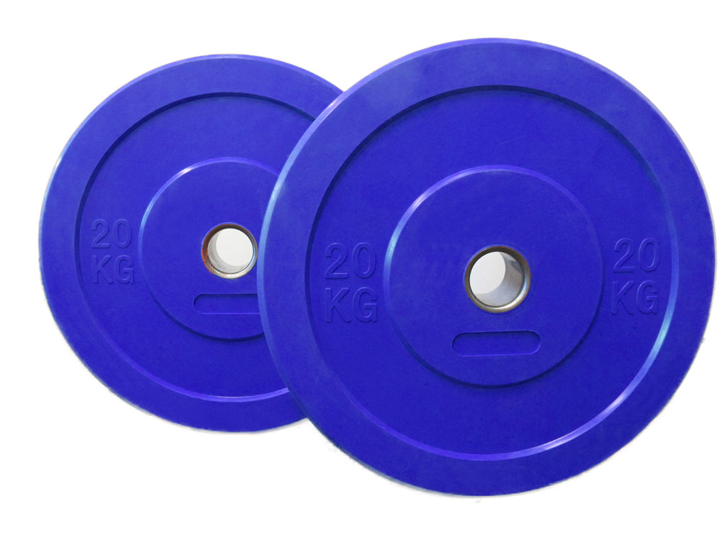 20kg Olympic Bumper Plate - iworkout.com.au