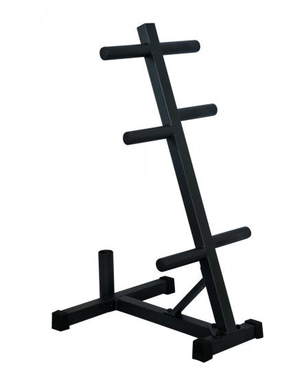 Olympic Weight Plates Tree With Bar Holder 304 - iworkout.com.au