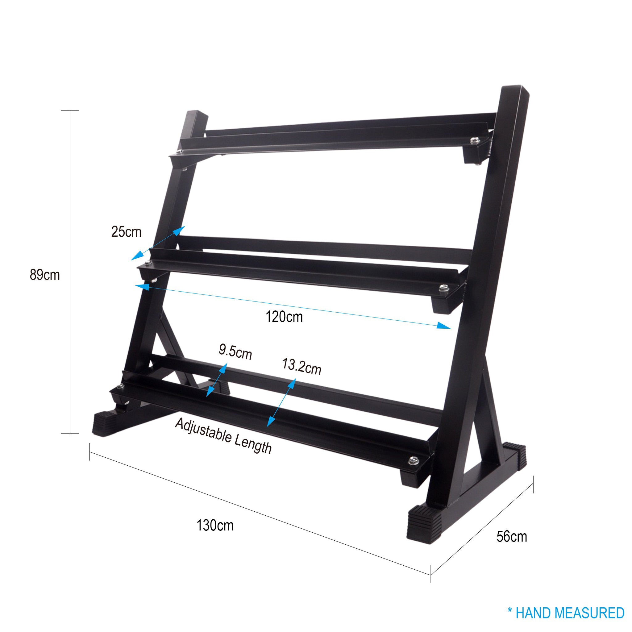 Three Tier Dumbbell Rack - iworkout.com.au