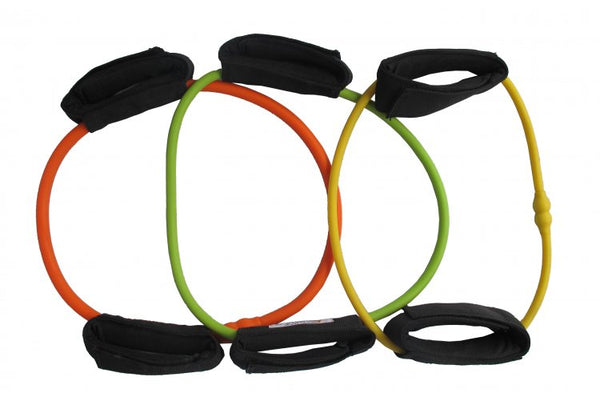 Set of 20lb,30lb,45lb  Leg Tube Strength Band Resistance Band - iworkout.com.au