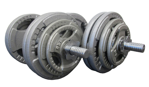 60kg Standard Hammertone Dumbbell Set - iworkout.com.au