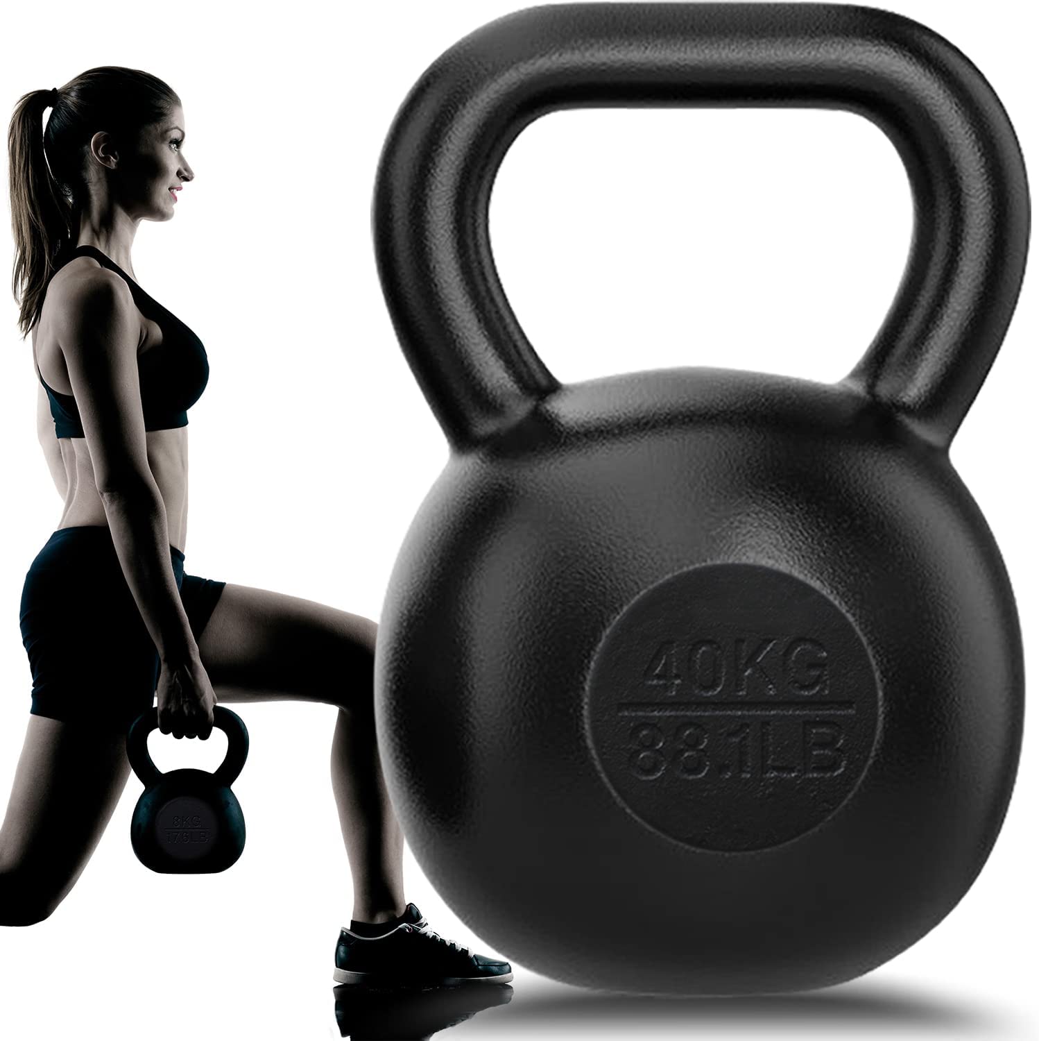 4kg to 40kg, 4kg increment Kettlebell - Weights With Rack