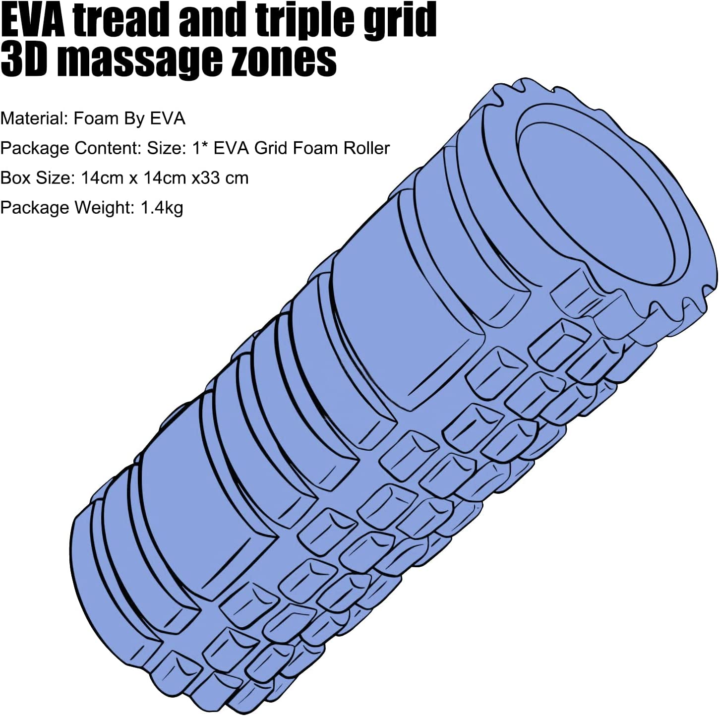 Grid Foam Roller Yoga Mat By iworkout Foam Roller Online