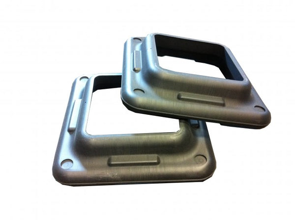 Pair of Black Foot Block for Aerobic Exercise Step - iworkout.com.au