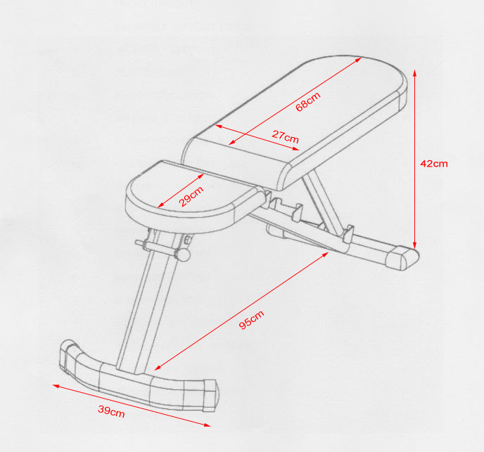 FID Adjustable Bench - iworkout.com.au