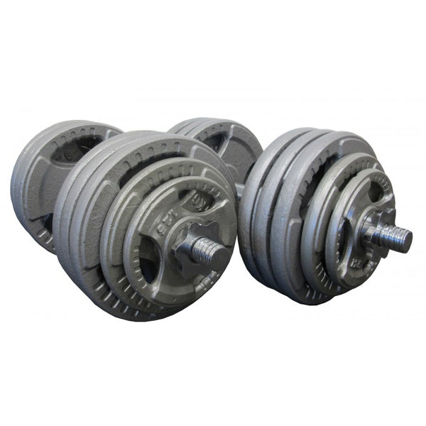 90kg Standard Hammertone Dumbbell Set - iworkout.com.au