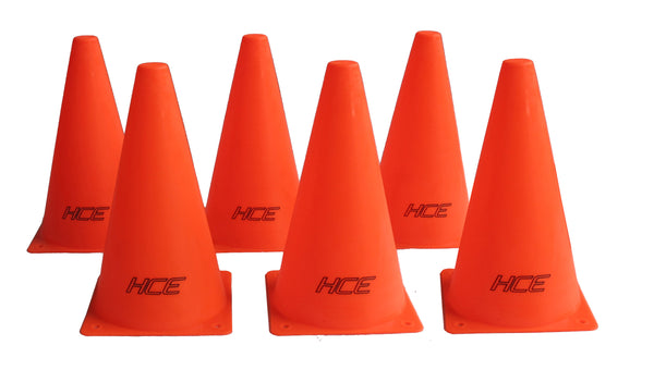 6Pcs 23cm Sports Training Safety Cones - iworkout.com.au