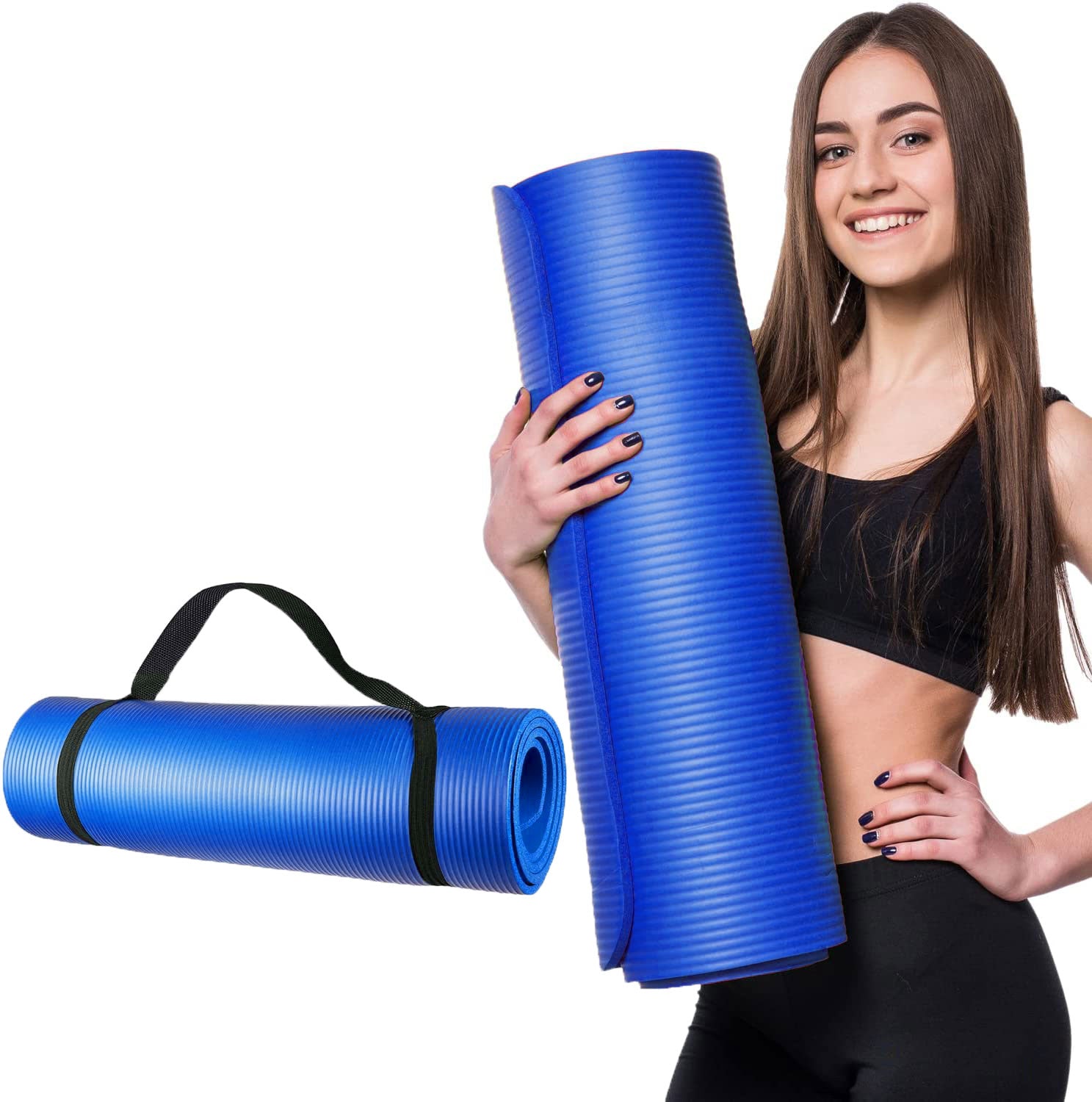 Yoga Mat Blue 15mm