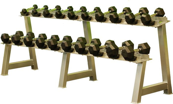 Two Layers Dumbbell Rack - iworkout.com.au