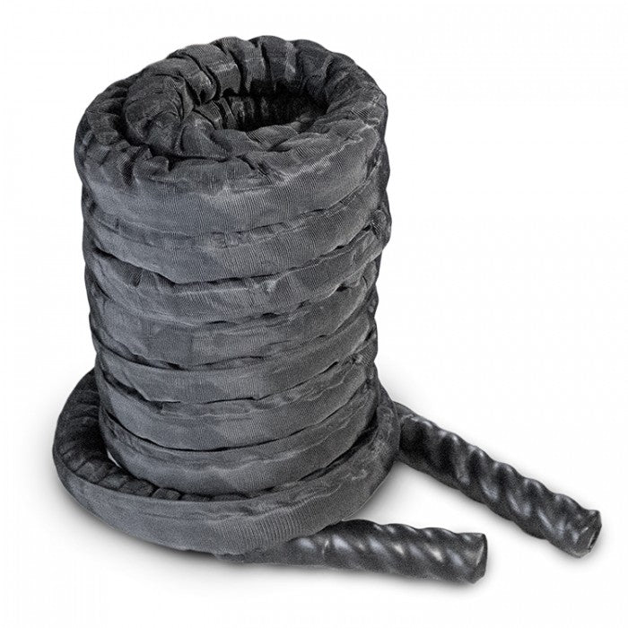 15m 2″ Commercial-Grade Battle Rope with Waterproof Cover - Home Gym ...