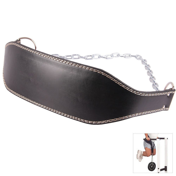 Leather Weights Dipping Belt - iworkout.com.au