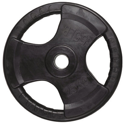 25kg Olympic Size Rubber Coated Weight Plate - iworkout.com.au