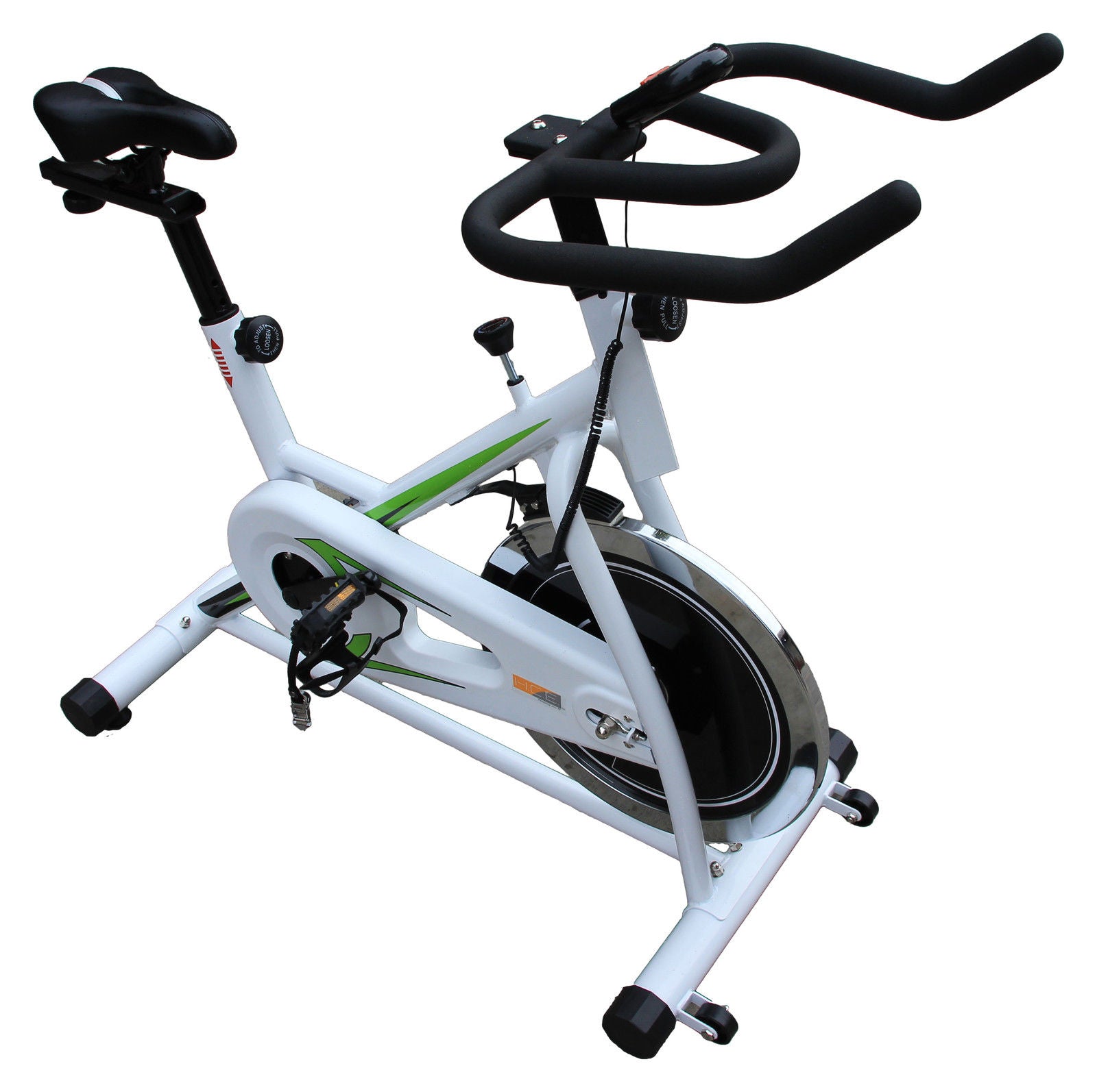 OZ Commercial Spin Flywheel Bike Fully Adjustable For Home Gym Fitness Exercise - iworkout.com.au