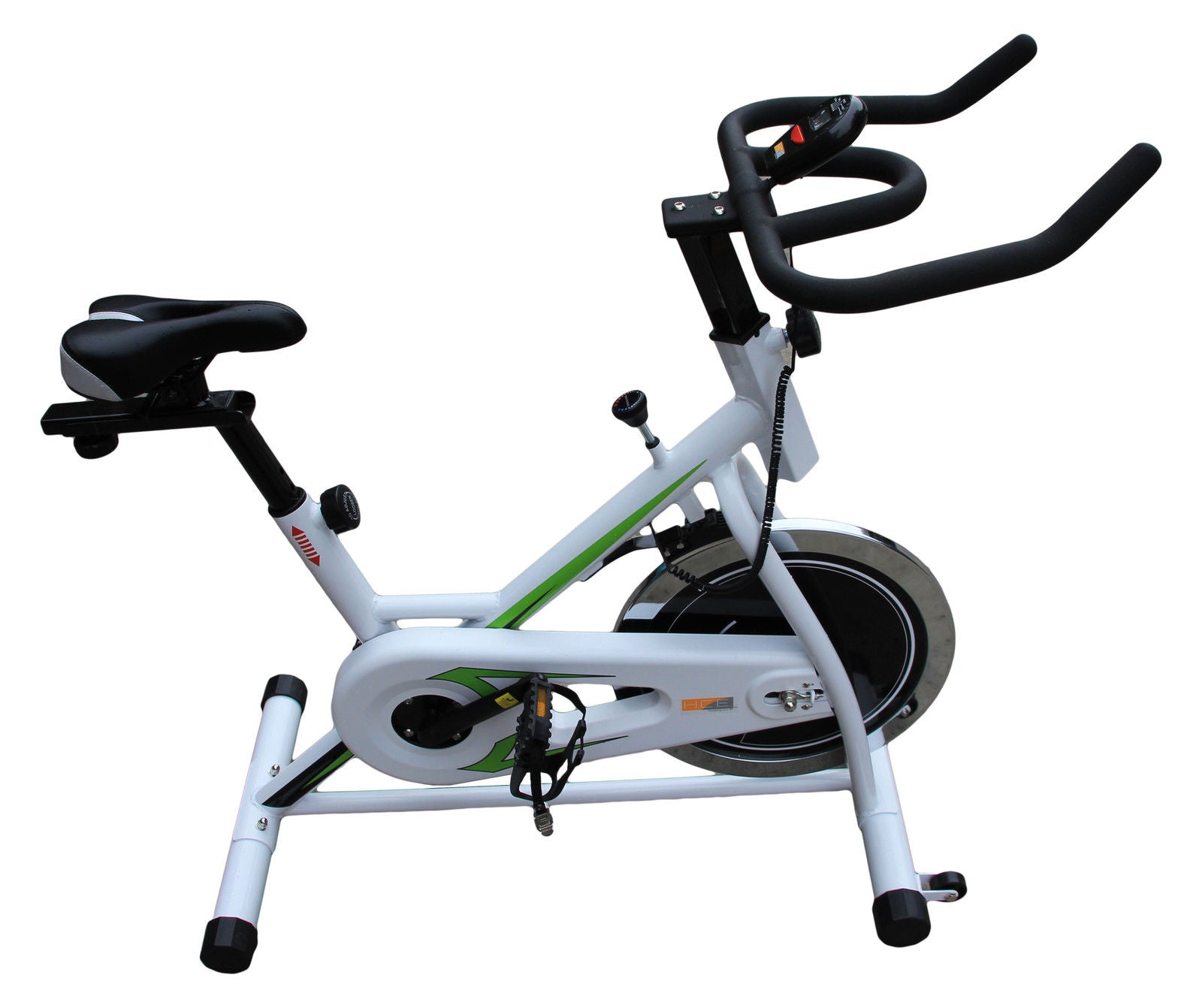 OZ Commercial Spin Flywheel Bike Fully Adjustable For Home Gym Fitness Exercise - iworkout.com.au