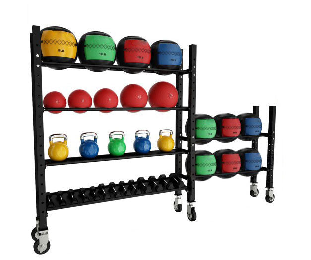 Stretch And Set Rack Modular Multi-Purpose Gym Storage Rack System (Main Rack + Extension ...