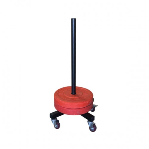 Vertical Olympic Bumper Plate Stacker with Wheels - iworkout.com.au