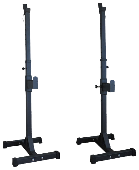 Pair of Portable Squat Rack Barbell Stand - iworkout.com.au